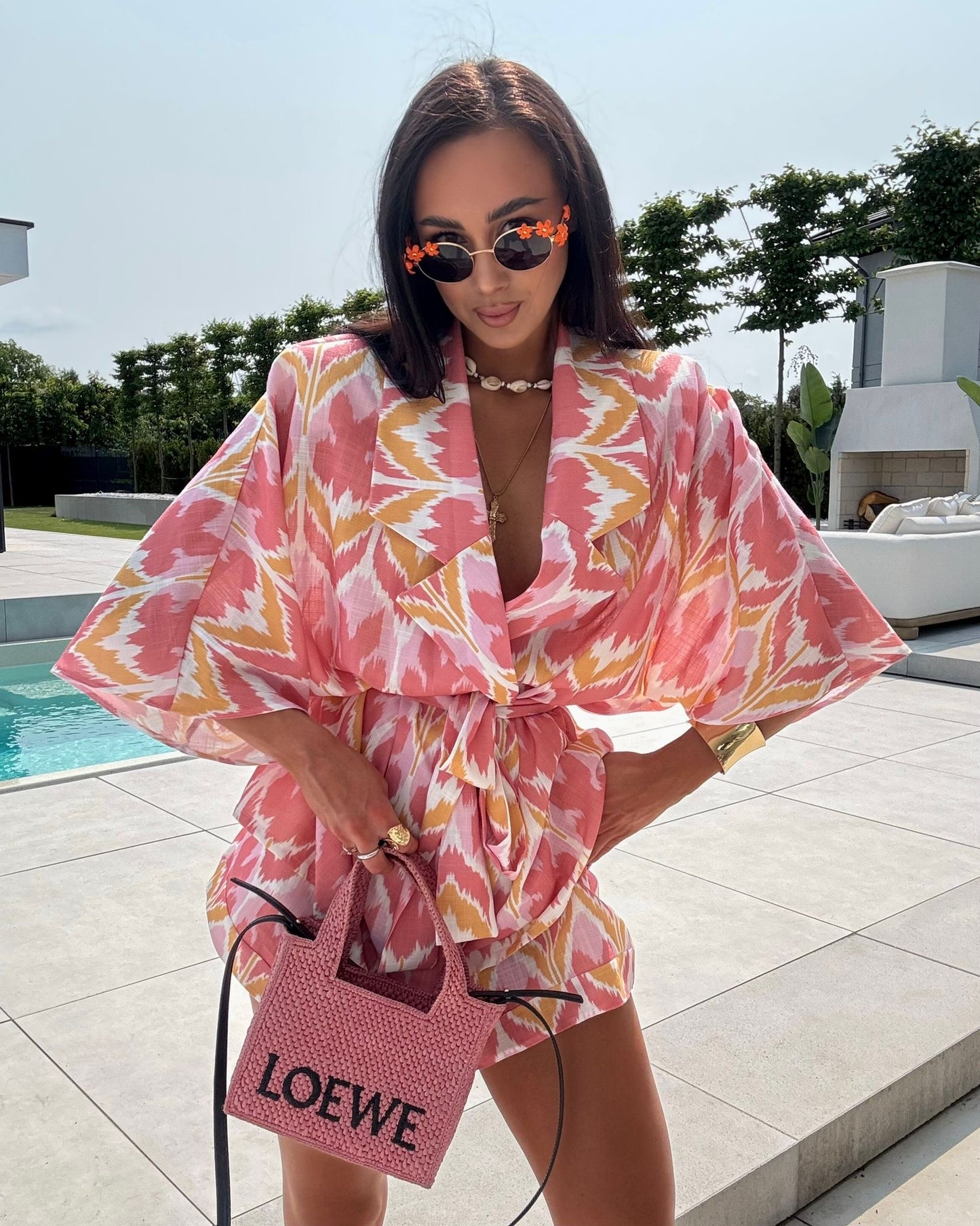 Komplet KIMONO La Milla - róż