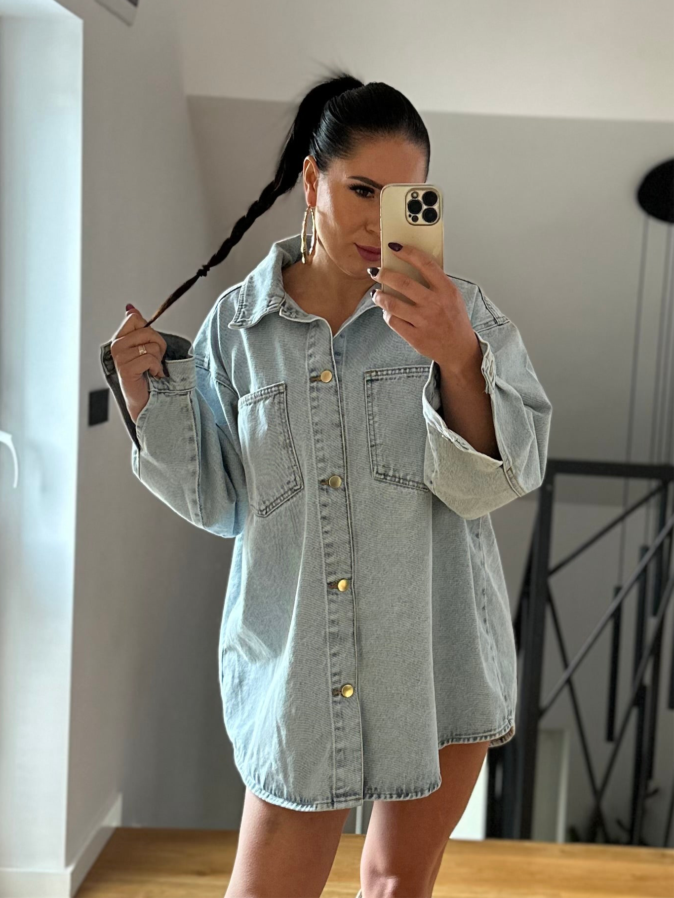 Koszula/katana jeansowa LaMilla - jasny jeans