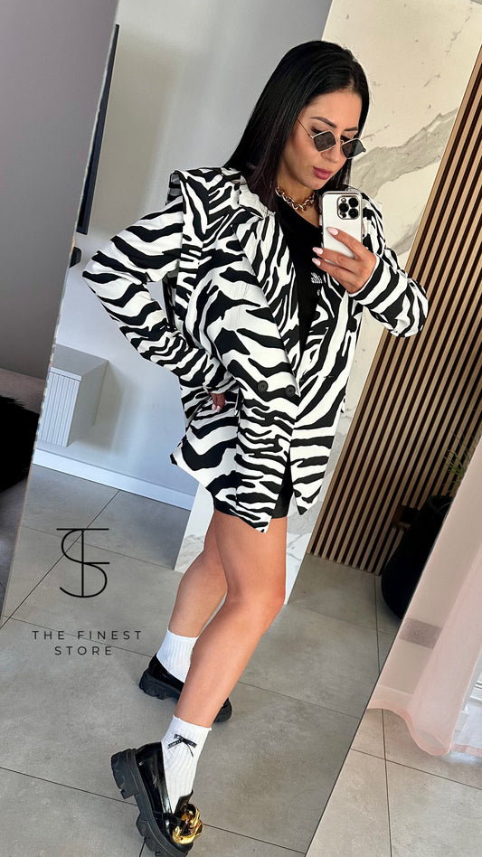 Marynarka Wigilia La Milla - zebra