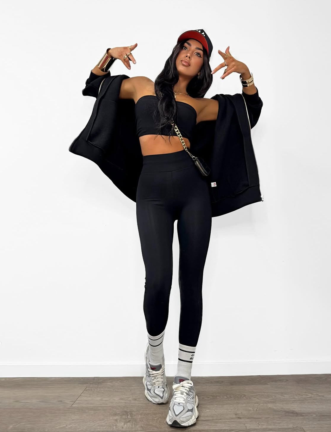 Legginsy La Milla - czarny