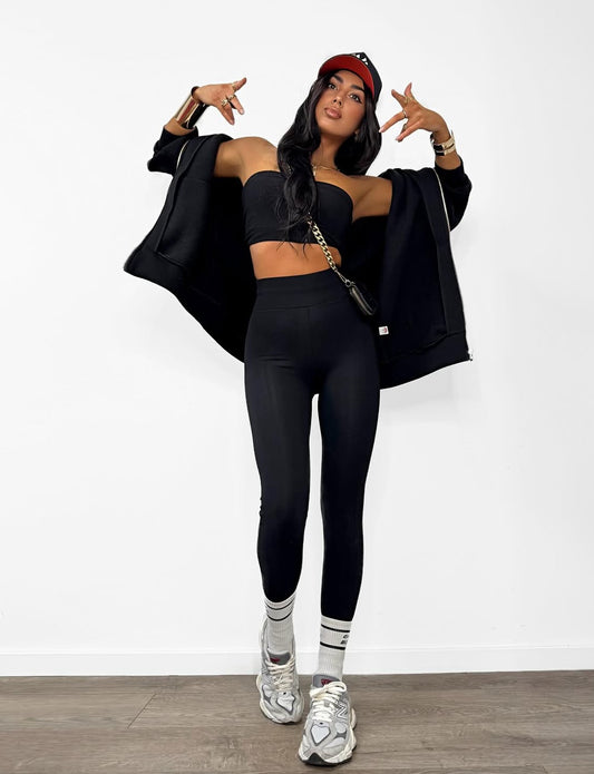 Legginsy La Milla - czarny