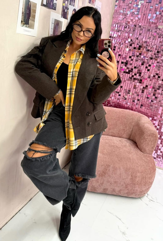 Spodnie jeansy LaMilla - ciemnoszary
