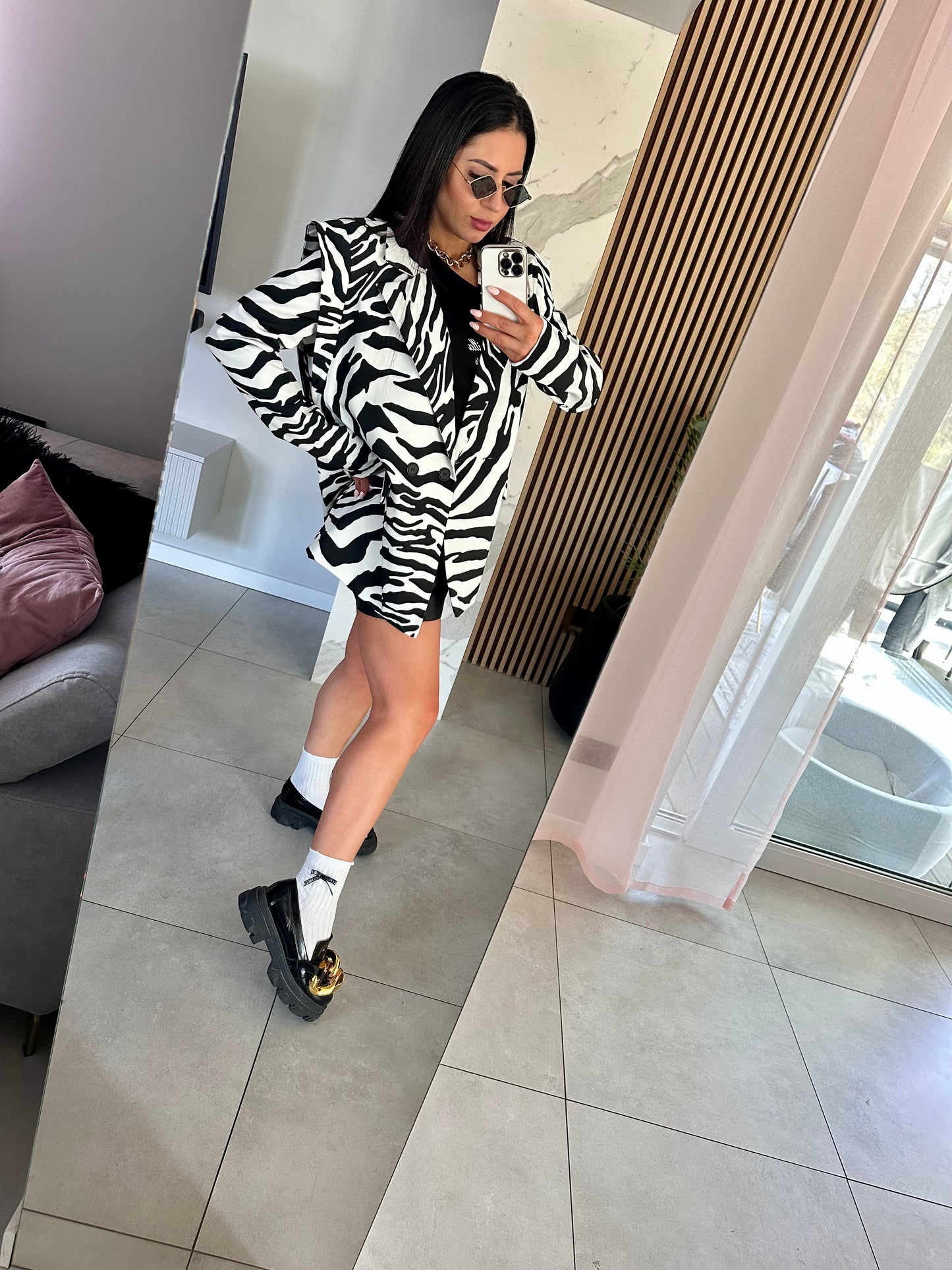 Marynarka Wigilia La Milla - zebra