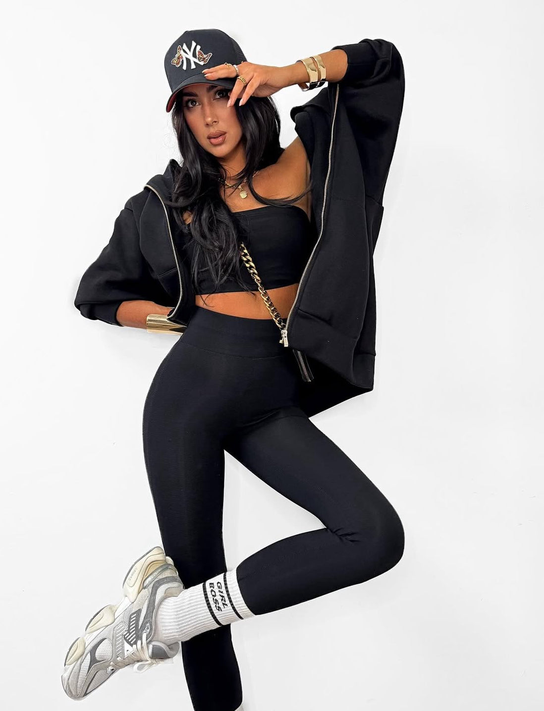 Legginsy La Milla - czarny