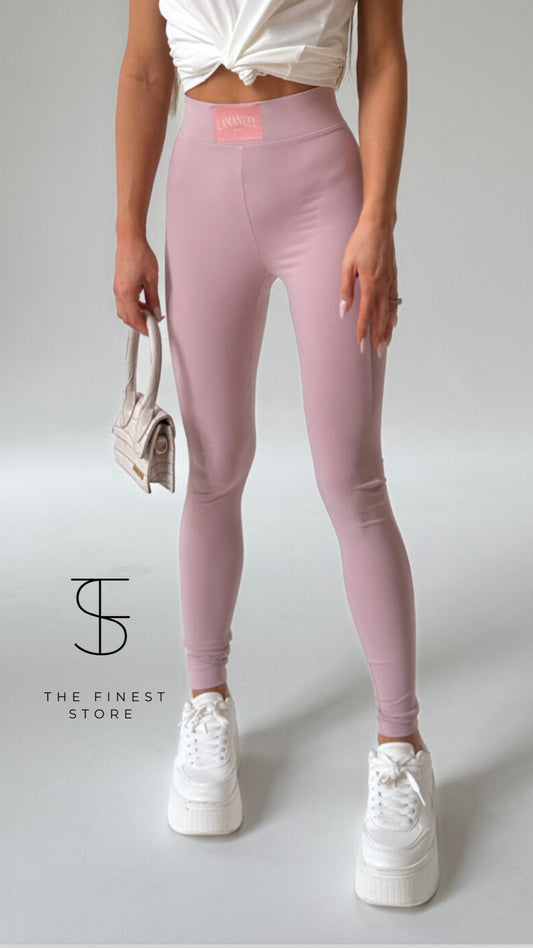 Legginsy TRUTH La Manuel - pudrowy róż