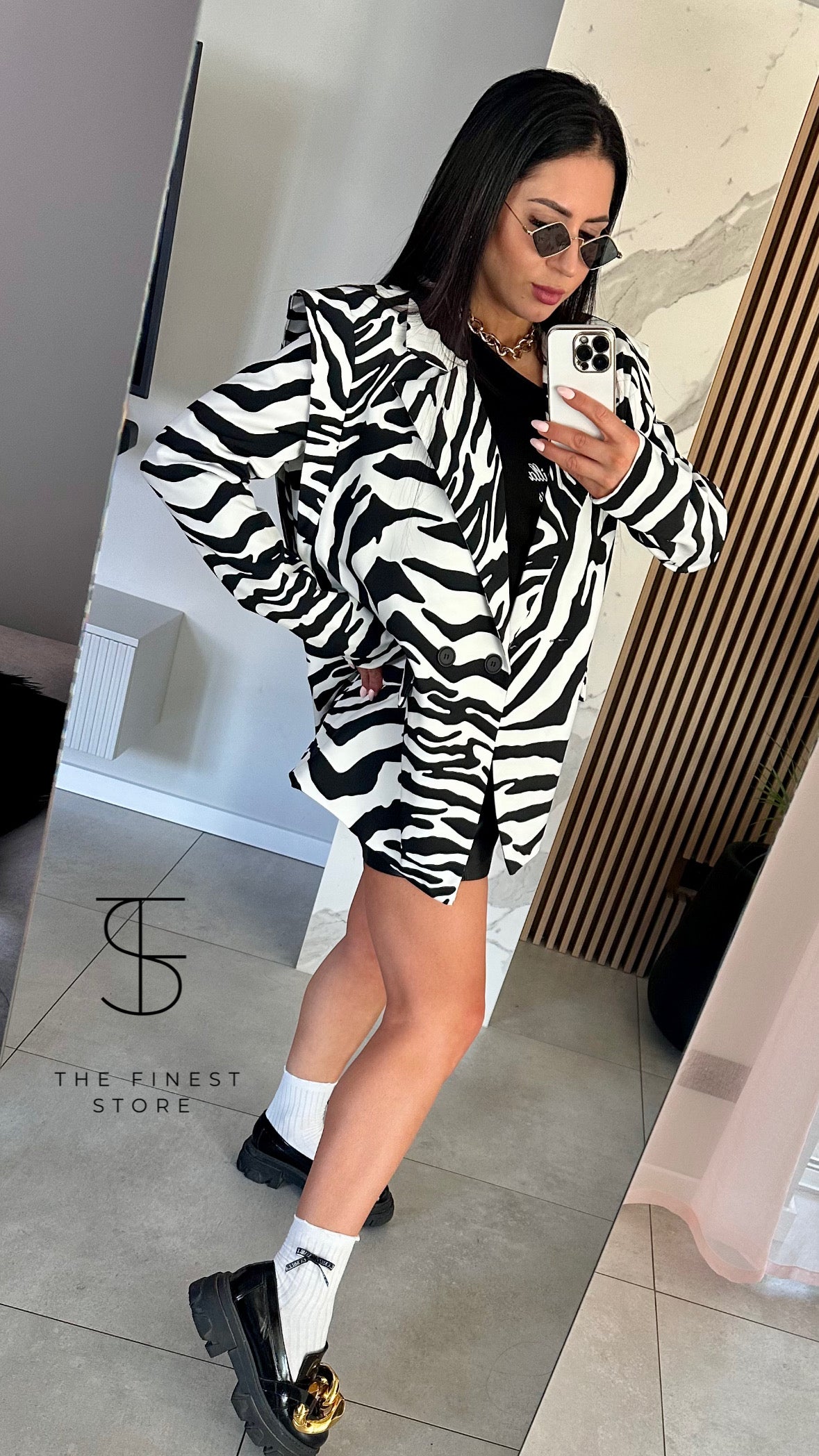 Marynarka Wigilia La Milla - zebra